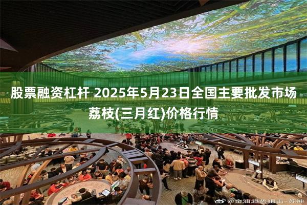 股票融资杠杆 2025年5月23日全国主要批发市场荔枝(三月红)价格行情